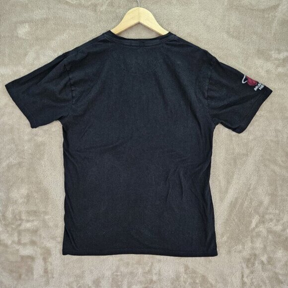 Mitchell and Ness T-Shirt Miami Heat O'Neal 32 Short Sleeve Men's Size L Black - Picture 2 of 10